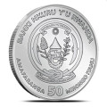 1 oz SILVER RWANDA HIPPO 2017