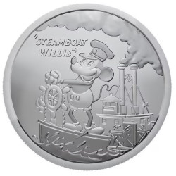 1 oz silver STEAMBOAT WILLIE 2017 MICKEY MOUSE DISNEY