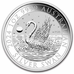 PM 1 oz silver SWAN 2023 $1 bu