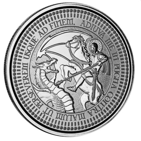 1 oz silver ST GEORGE & THE DRAGON 2024 Tala 2 Proof-Like