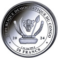 Wildlife 1 oz silver The RAY 2023 Congo 20 Fr