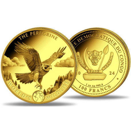 Wildlife 1 oz GOLD The RAY 2023 Congo 100 Fr