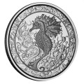1 oz silver Samoan Seahorse 2019 2tala