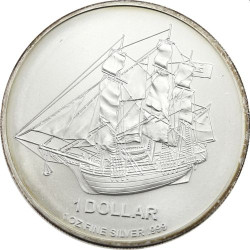 1 oz silver COOK ISLANDS 2021 $1 Bounty