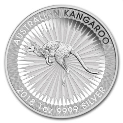 1 oz silver KANGAROO 2018 gilded