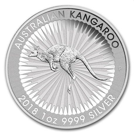 1 oz silver KANGAROO 2018 gilded