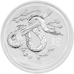 1 oz gold LUNAR SNAKE 2013