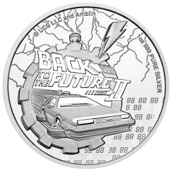 PM 1 oz silver BACK TO THE FUTURE 2021 bu 35th Anniversary 