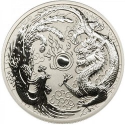 1 oz silver DRAGON & PHOENIX 2017 