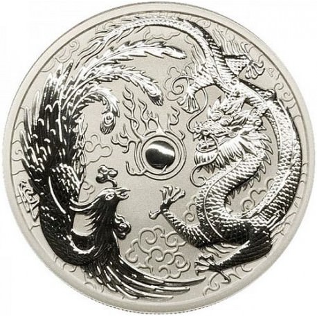 1 oz silver DRAGON & PHOENIX 2017 