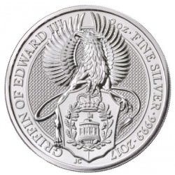 2 oz silver QUEENS BEAST 2016