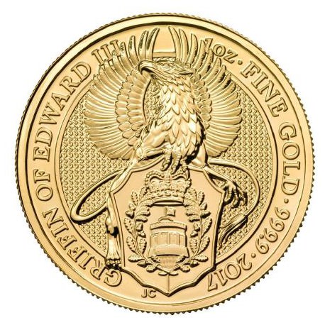1 oz gold QUEEN'S BEAST 2016