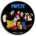 1 oz silver POPEYE 1 BRUTUS 2024 COLOURED $0.50