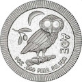 1 oz silver ATHENIAN OWL 2024 bu £1