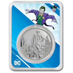 DC Comics 1 oz silver THE JOKER 2024 bu $2 in TEP