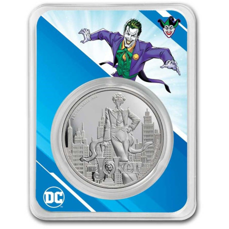 DC Comics 1 oz silver THE JOKER 2024 bu $2