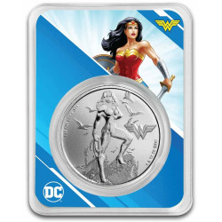 DC Comics 1 oz silver WONDER WOMAN 2024 bu $2 in TEP