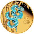 PM Lunar 3 SNAKE 1 oz GOLD 2025 BU $100 Australia