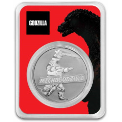 Niue 1 oz silver MECHAGODZILLA 2024 BU $2 in TEP