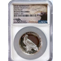 Australian Wedge-tailed Eagle 2016 1oz silver Proof High Relief Coin NGC69
