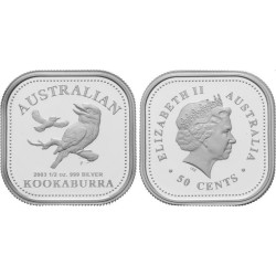 1 oz silver KOOKABURRA 2002 $1 bu second choice