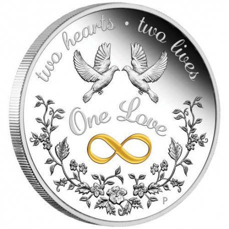 PM One Love 2020 1oz Silver Proof Coin