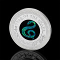 PM Australian Opal Lunar Series 2024 Year of the Dragon 1oz Silver Proof Coin