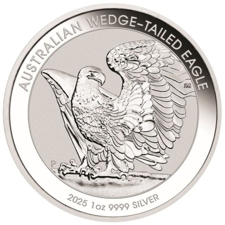1 oz silver Perth Mint $1 WEDGE-TAILED EAGLE 2024 $1 BU