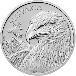 1 oz silver SLOVAK EAGLE 2025 $2 bu 
