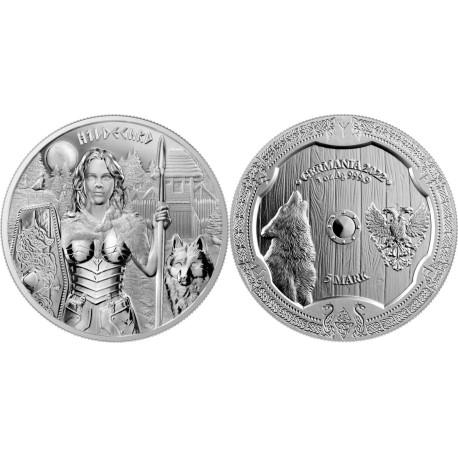 Germania 2022 Valkyries Hildegard 1 oz silver Bu 