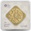 UK 1 oz gold QUEEN'S BEAST COMPLETER bar BU in TEP