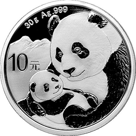 30 GR SILVER PANDA 2019 argent 10 Y