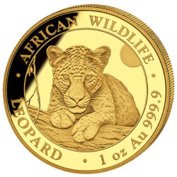 GOLD 1 oz LEOPARD 2025 SOMALIA 1000 Shillings