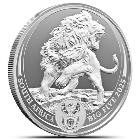 1 oz silver SAM BIG FIVE RHINO 2022 Rand 5 bu