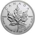1 oz silver MAPLE LEAF 2000 FIREWORKS privy