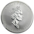 Canada 1 oz silver MAPLE LEAF 2000 $5 FIREWORKS privy bu