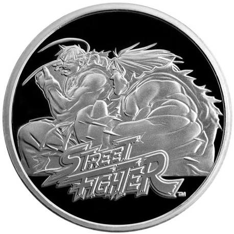 Samoa 1 oz silver STREET FIGHTER 2024 $2 bu