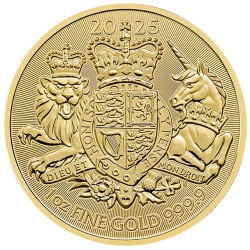 GOLD 1 oz GOLD The ROYAL ARMS 2024 £100 bu