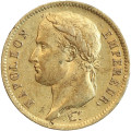 GOLD 40 FRANCS OR NAPOLEON BONAPARTE