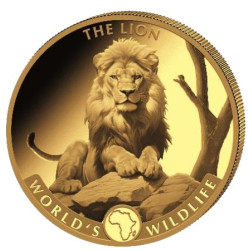 Wildlife 1 oz GOLD The PEREGRINE FALCON 2024 Congo 100 Fr