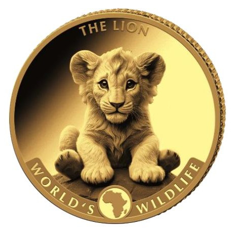 0.50 GR GOLD Prehistoric Life 2 CARNOTAURUS 2025 bu 20FR BU