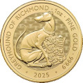UK 1 oz gold TUDOR BEASTS 2025 TUDOR PANTHER £100 bu