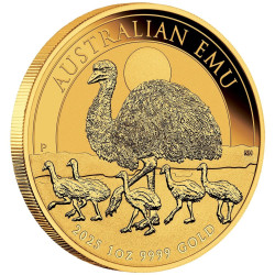 1 oz gold EMU 2025 $100 bu