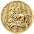 UK 1 oz GOLD ST GEORGE & The DRAGON 2024 £2 bu