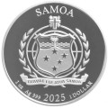 Samoa 1 oz silver GOLDEN EAGLE 2025 $2 bu