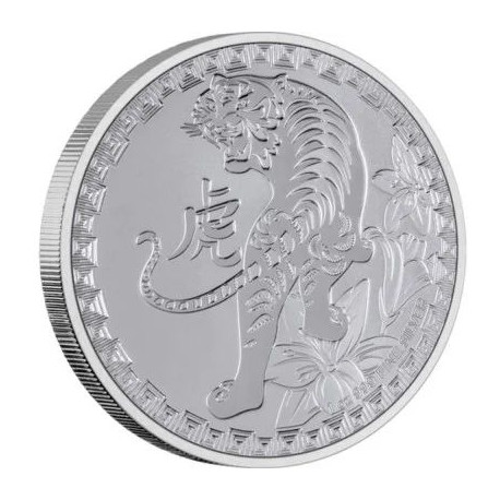 NIUE 1 oz silver Celestial YELLOW SNAKE DRAGON 2020 $2
