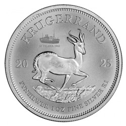 1 oz silver KRUGERRAND TILAWA PRIVY BU 1 Rand South Africa