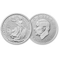 UK 1 oz silver BRITANNIA 2025 £2 BU 