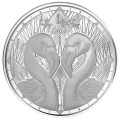 COAT OF ARMS 1 oz silver ST. LUCIA 2023 Eastern Caribbean $2 BU