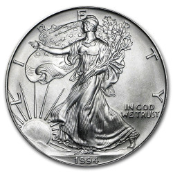 1 oz silver U.S. Silver EAGLE 2008 gilded